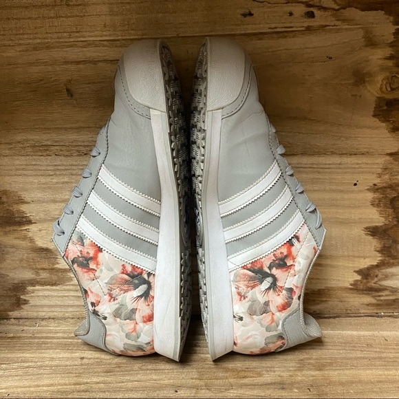 Adidas Samoa low top classic grey white fashion sneakers shoes - Picture 6 of 8